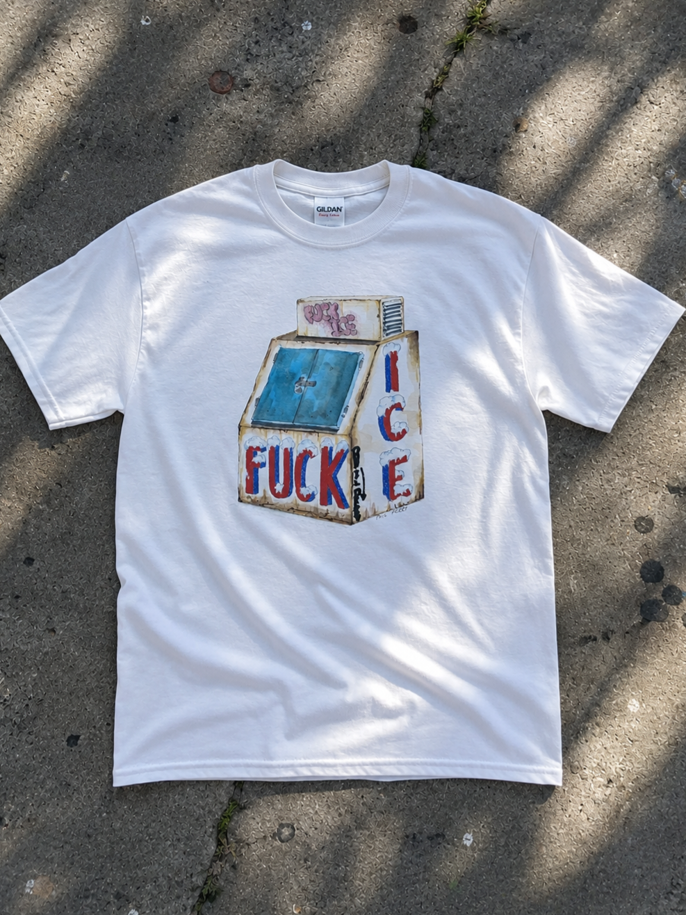 Fuck ICE heavy tee